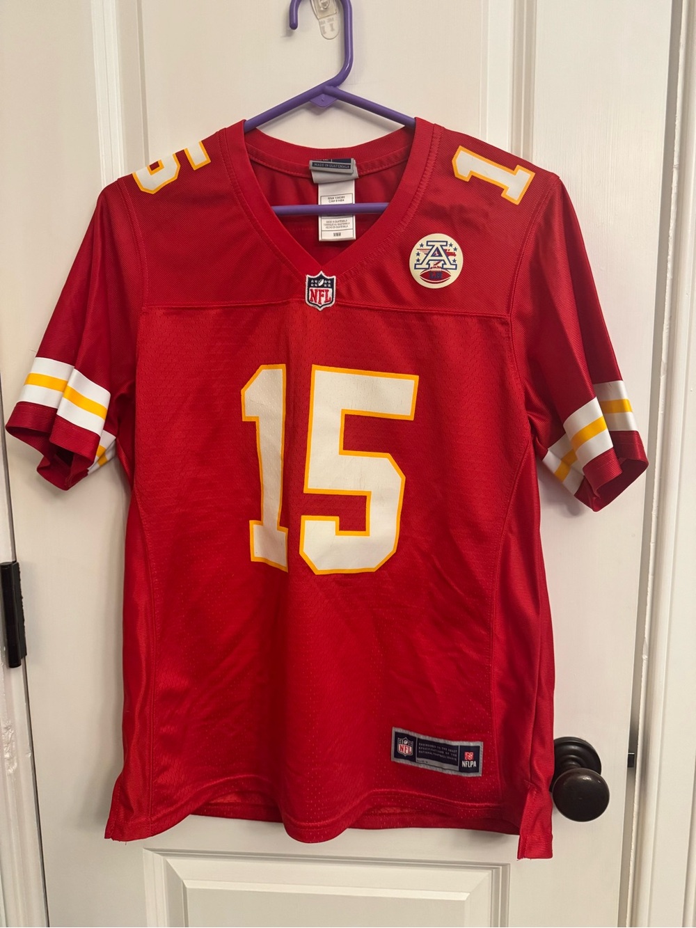 Ladies Fanatics Kansas City Chiefs Patrick Mahomes NFL Replica Jersey #15